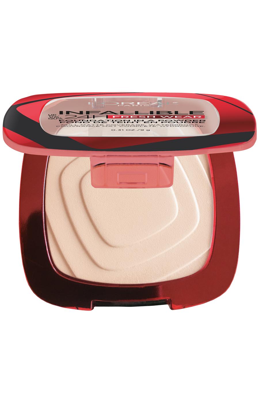 L'Oréal Paris Infallible Up to 24H Fresh Wear Foundation in a Powder Pearl; image 2 of 4
