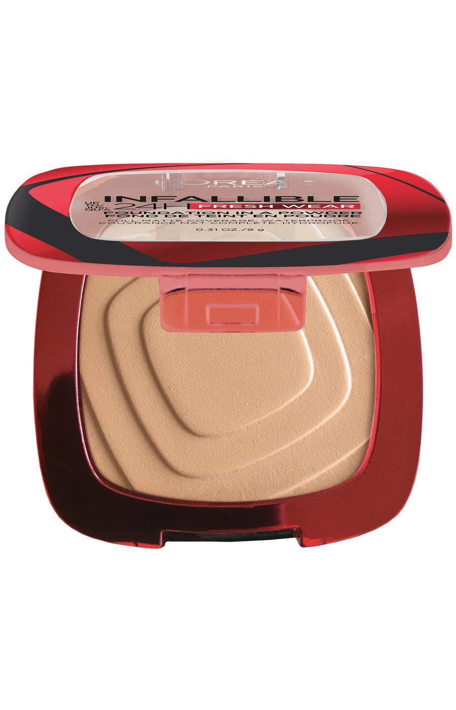 L'Oréal Paris Infallible Up to 24H Fresh Wear Foundation in a Powder Radiant Honey; image 2 of 4