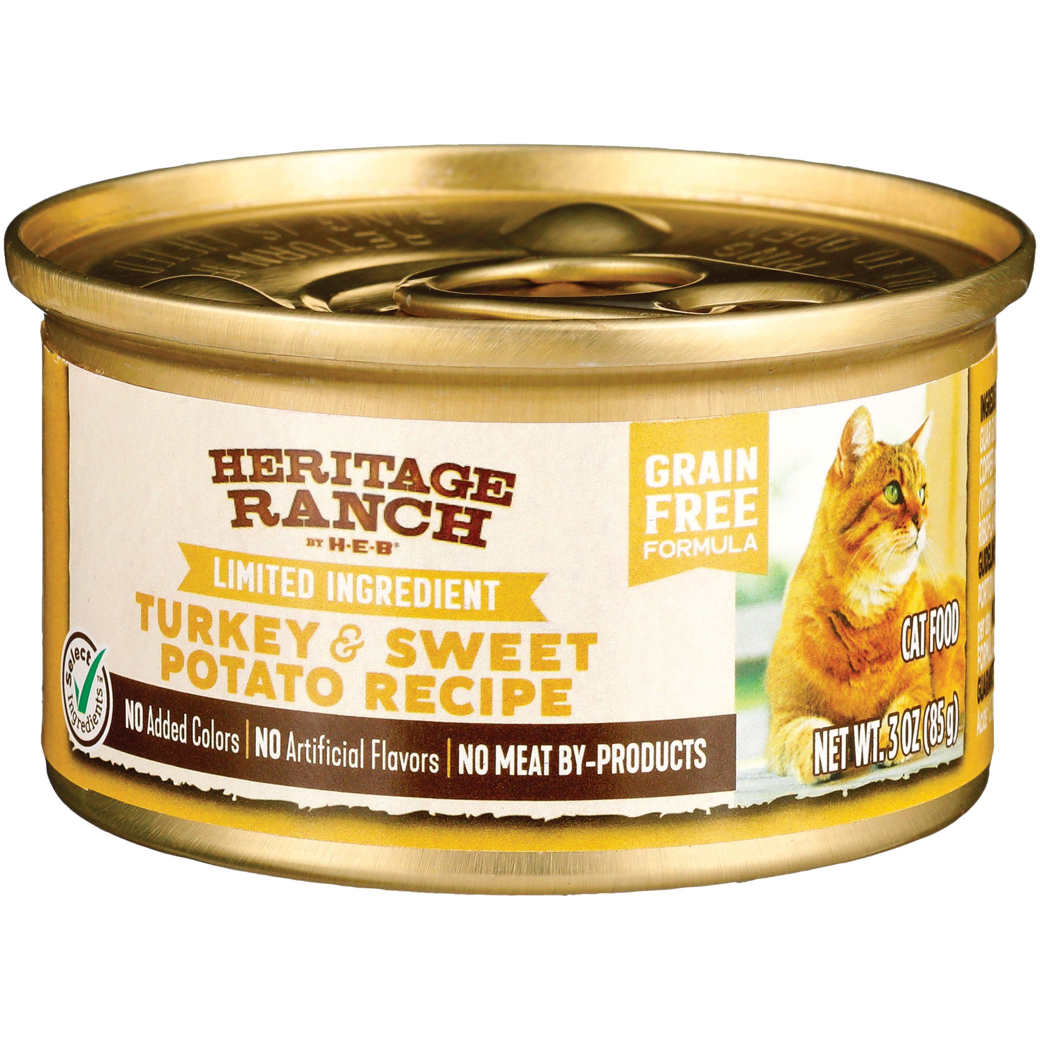 Heritage Ranch by H E B Limited Ingredient Grain Free Wet Cat Food Turkey Sweet Potato