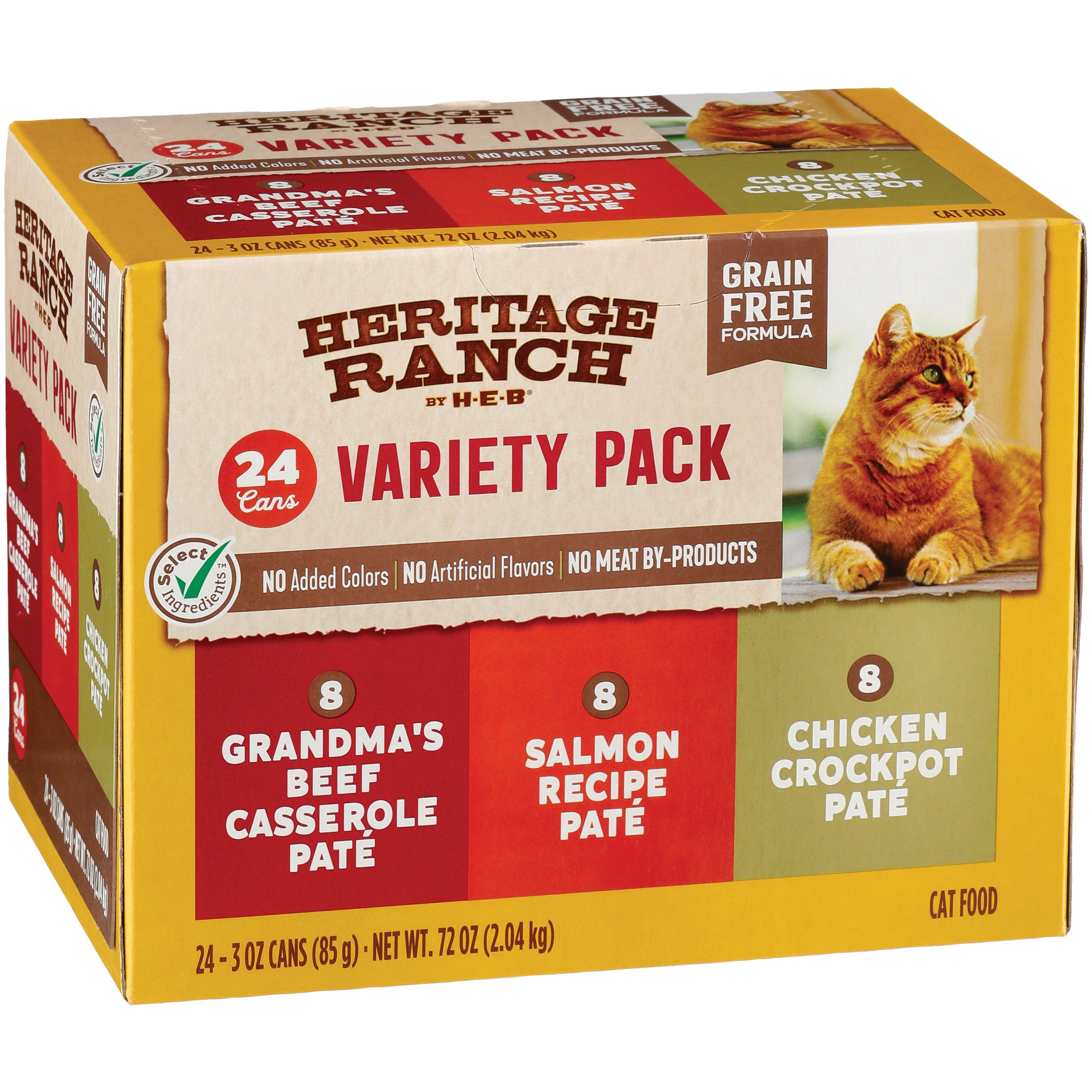 Heb heritage ranch cat food sale