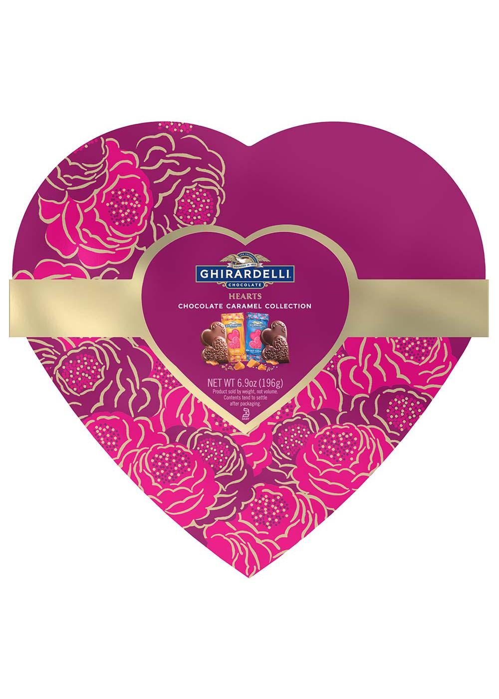 Ghirardelli Chocolate Caramel Collection Hearts Valentine's Heart Gift Box, 20 pc; image 1 of 7