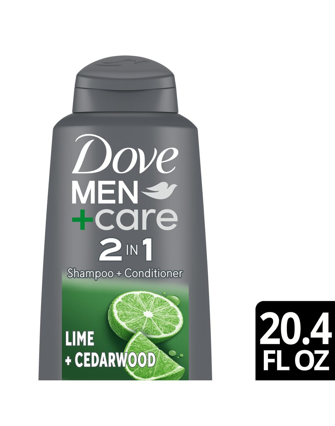 Dove Men+Care 2 in 1 Shampoo + Conditioner - Lime + Cedarwood; image 3 of 4