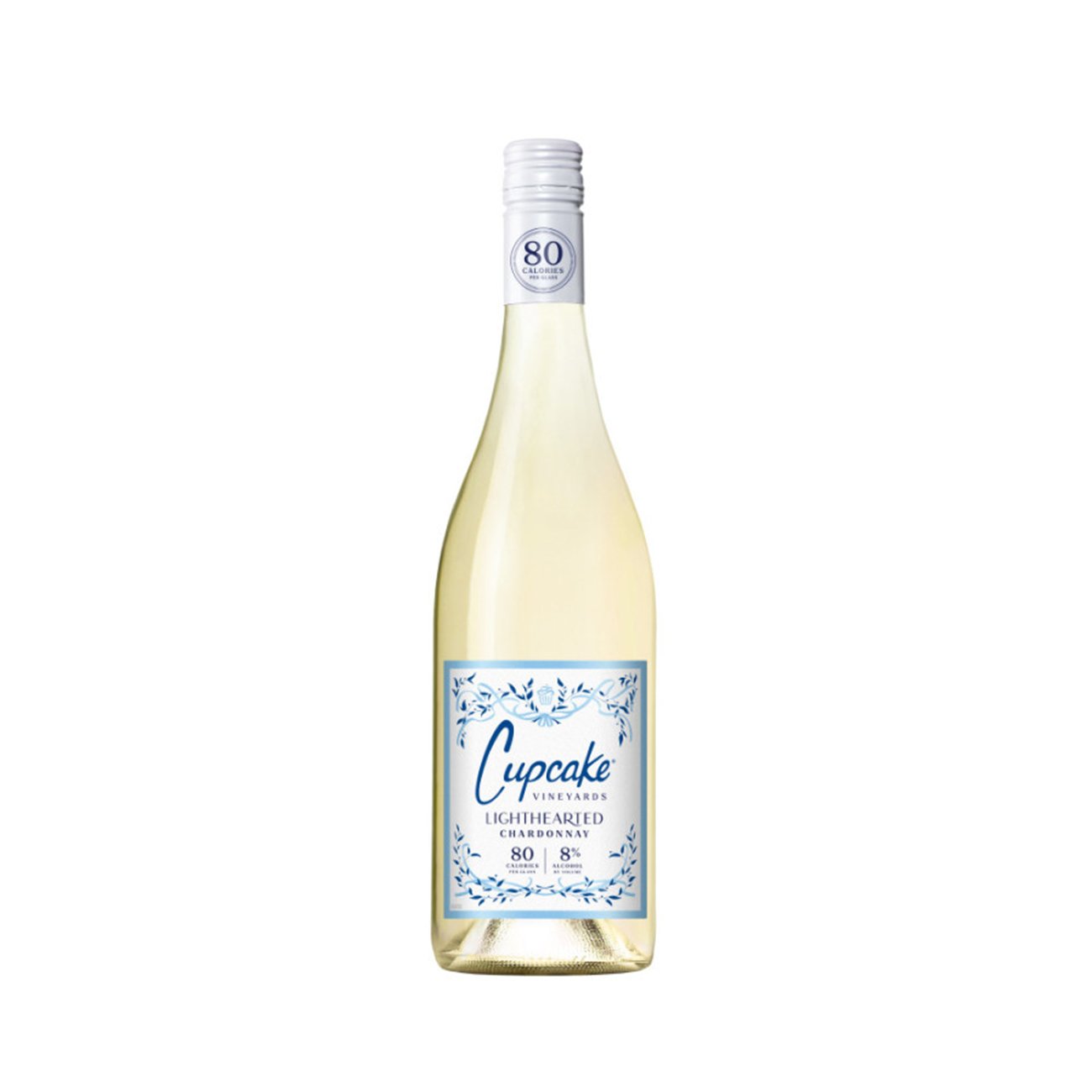 Cupcake Vineyards Lighthearted Chardonnay California White Wine, 750 mL