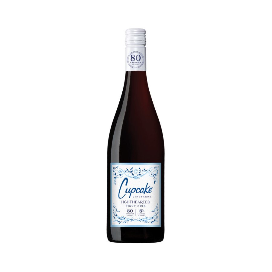 Cupcake Vineyards Lighthearted Pinot Noir California Red Wine, 750 mL