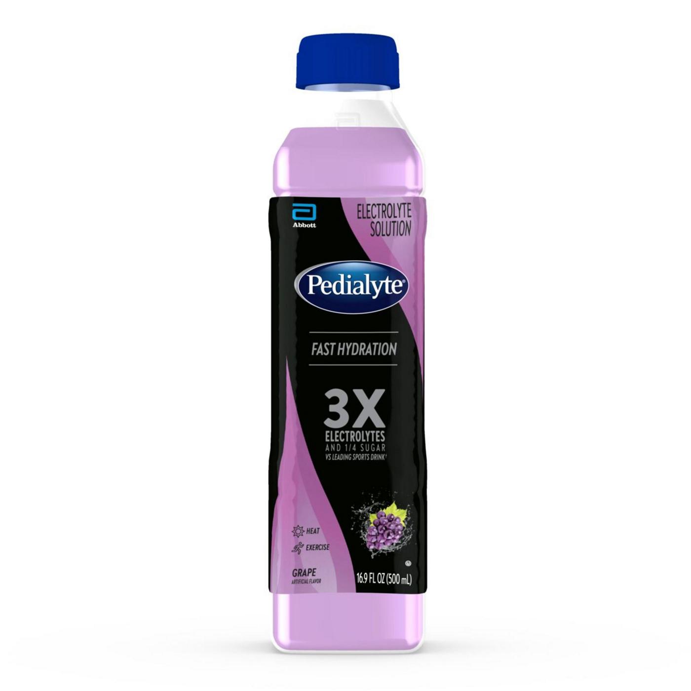 Pedialyte Pedialyte Electrolyte Solution Ready-to-Drink Grape Bottle; image 1 of 5