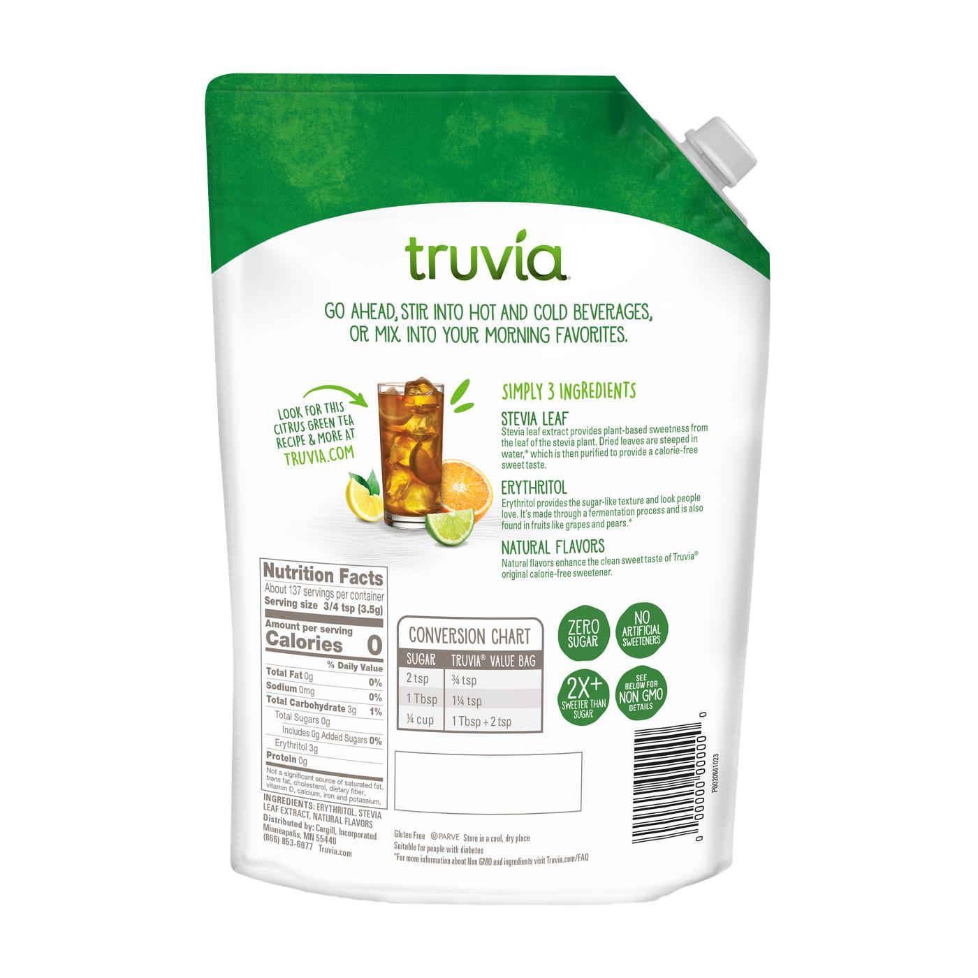 Truvia Calorie-Free Stevia Leaf Sweetener Blended With Erythritol; image 2 of 2