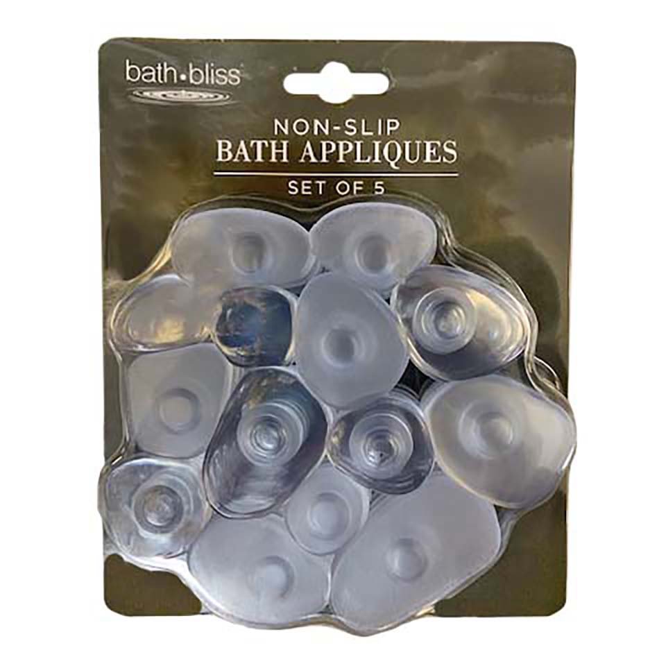 Bath Bliss Clear Pebbles Bath Tub Appliques Shop Home Needs at HEB