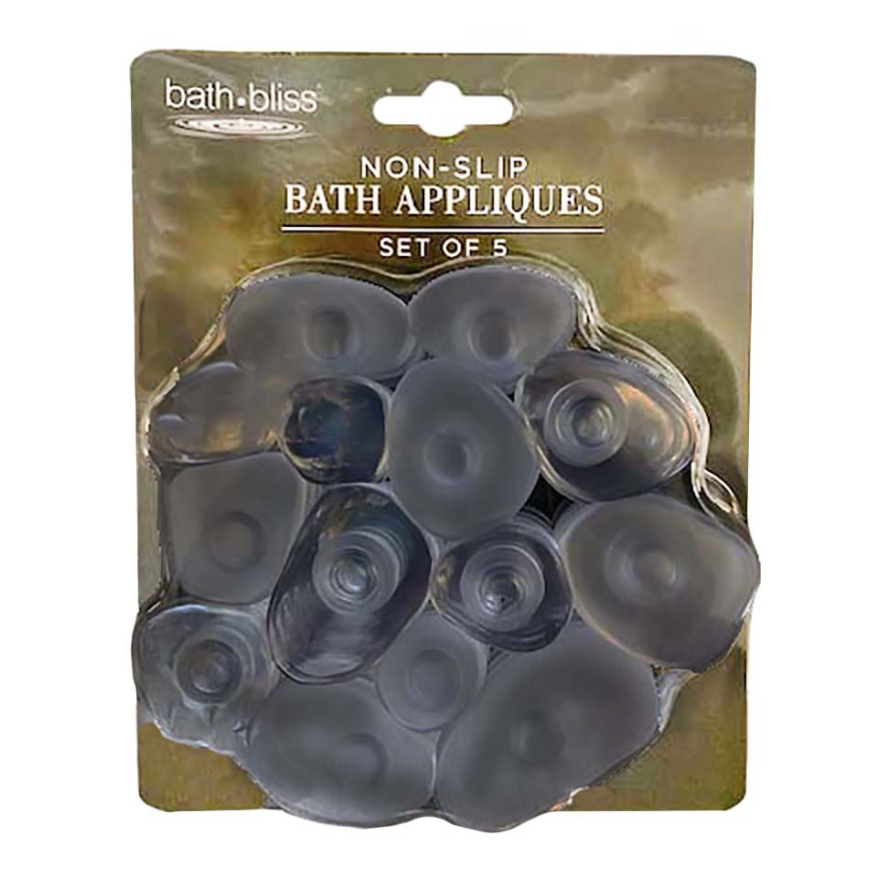 Bath Bliss Gray Pebbles Bath Tub Appliques Shop Bedding & Bath at HEB