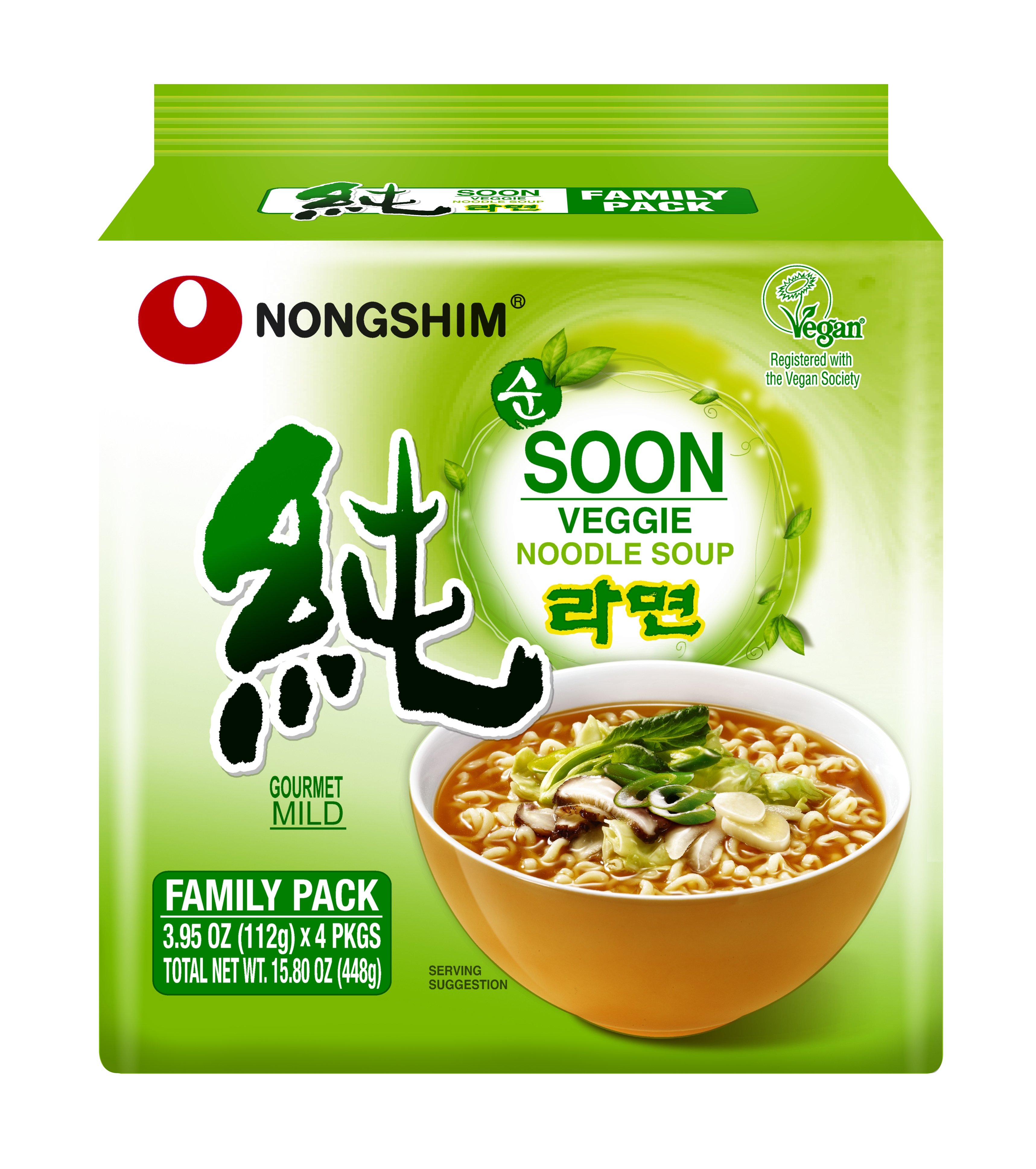 Nongshim Soon Veggie Noodle Soup Family Pack Shop Soups & chili at HEB
