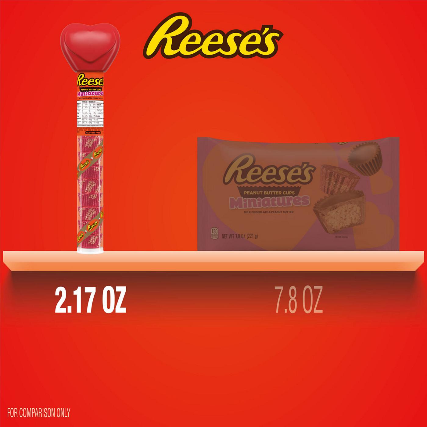 Reese's Peanut Butter Cups Valentine's Candy Gift Tube; image 5 of 7