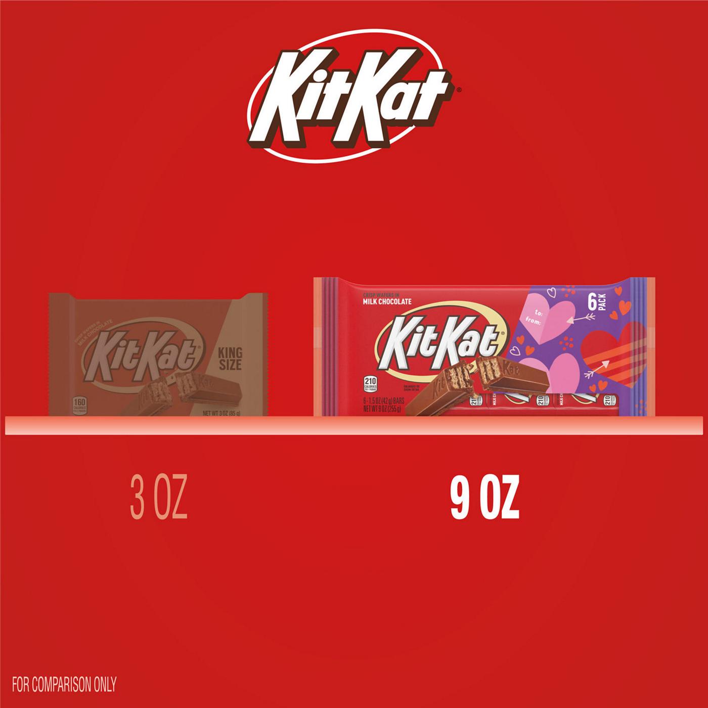 Kit Kat Milk Chocolate Wafer Valentine's Exchange Candy Bars; image 5 of 6