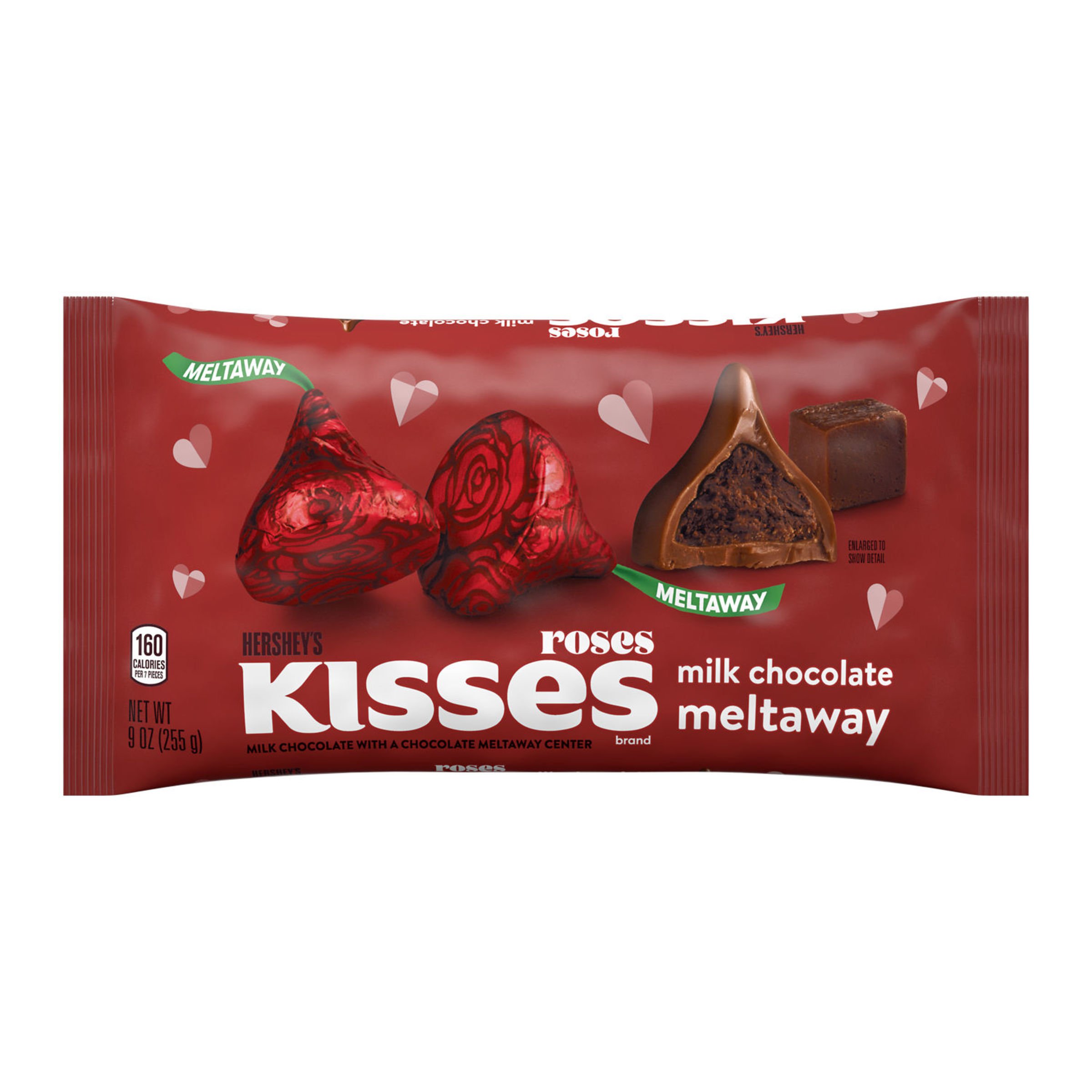 Hershey's Kisses Roses Milk Chocolate Meltaway Valentine's Candy - Shop ...