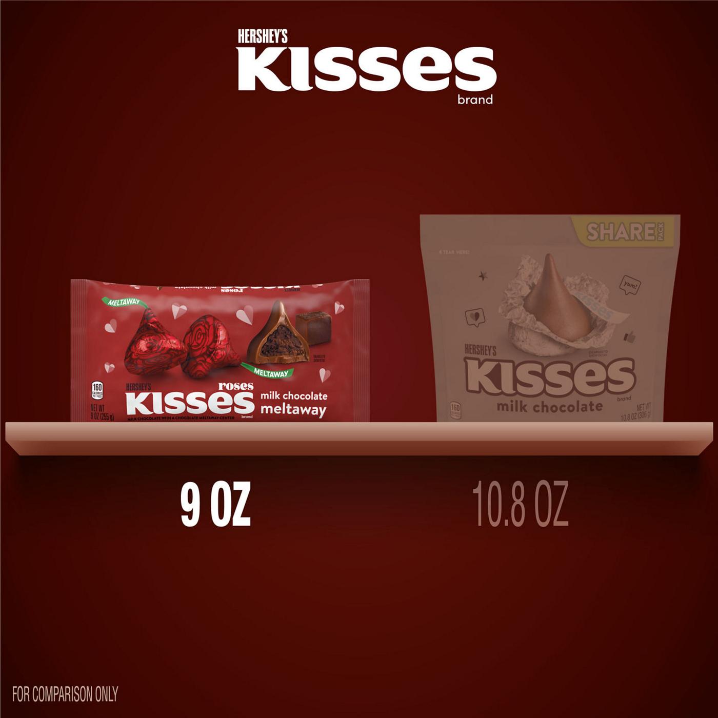 Hershey's Kisses Roses Milk Chocolate Meltaway Valentine's Candy; image 6 of 7