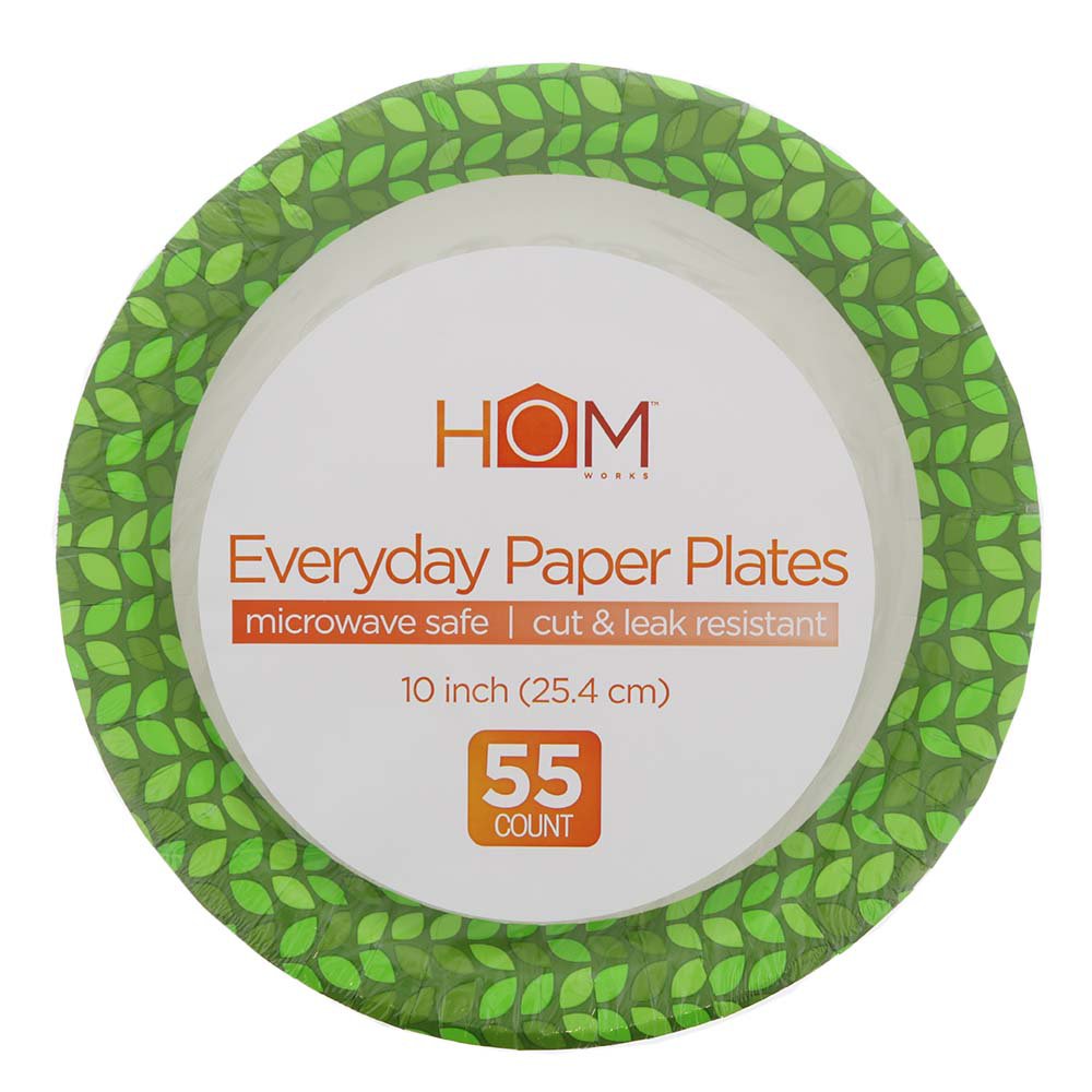 Hom Works Everyday 10 in Printed Paper Plates Shop Plates & Bowls at