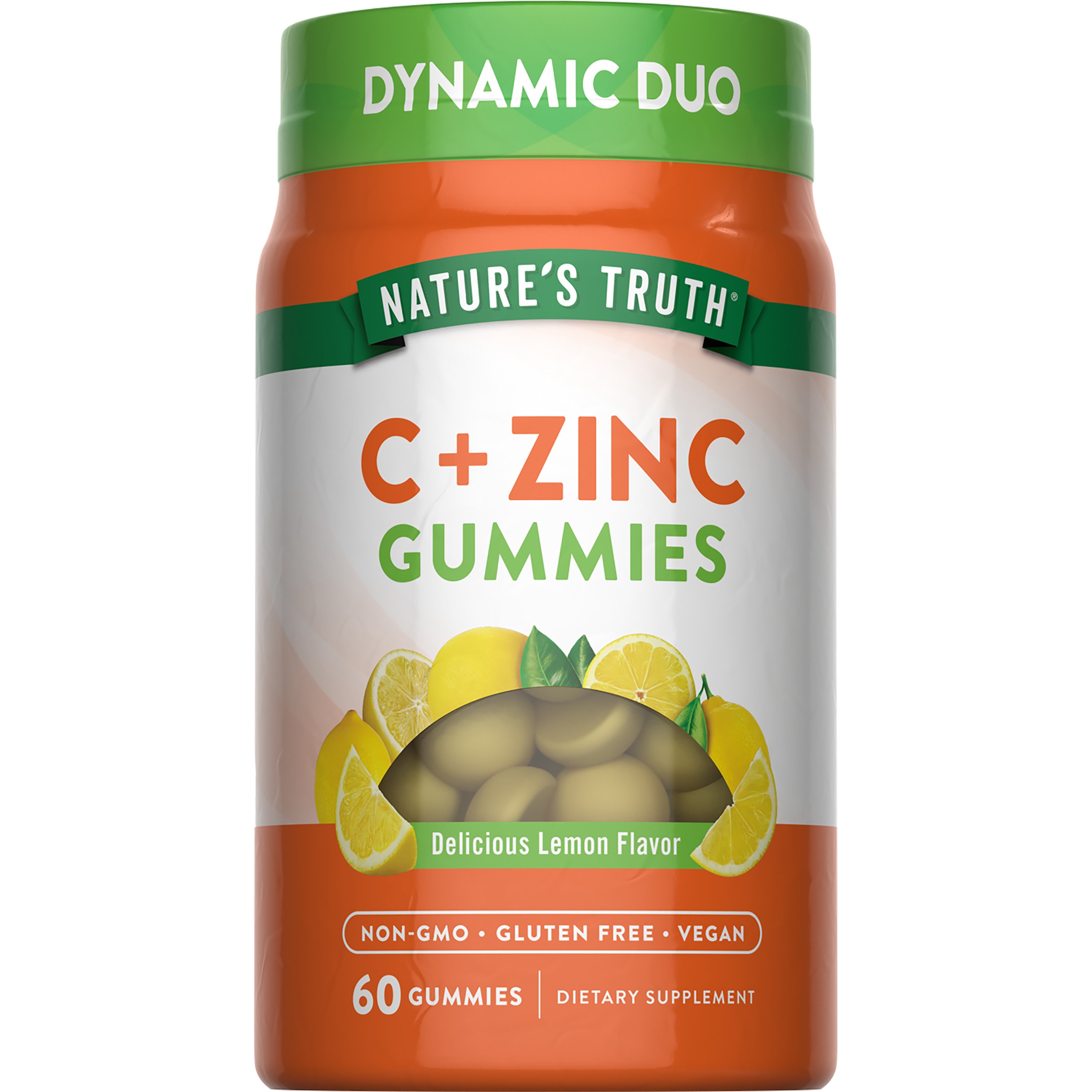 Nature's Truth Vitamin C + Zinc Immune Support Gummies Lemon Shop