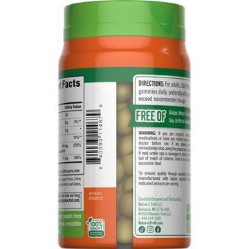 Nature's Truth Vitamin C + Zinc Gummies - Lemon Flavor, 60 ct