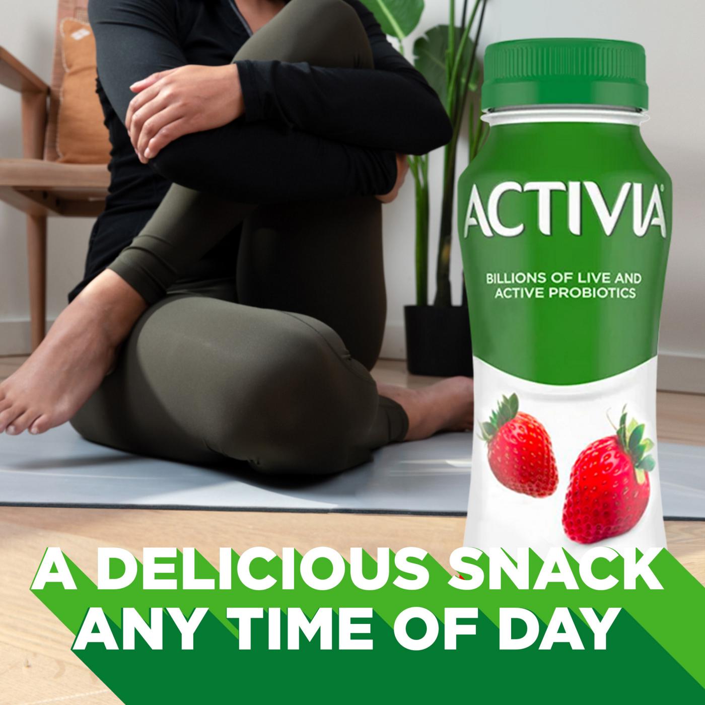 Dannon Activia Strawberry Low-Fat Yogurt Drink 7 oz Bottles; image 9 of 9