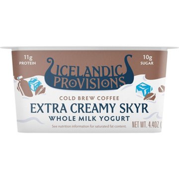 Icelandic Provisions 11g Protein Extra Creamy Skyr - Cold Brew Coffee
