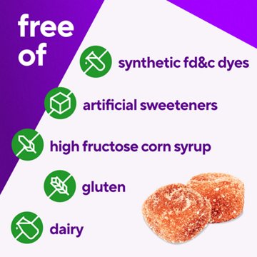 Vitafusion Power Zinc 15 mg + Vitamin C Adult Gummies