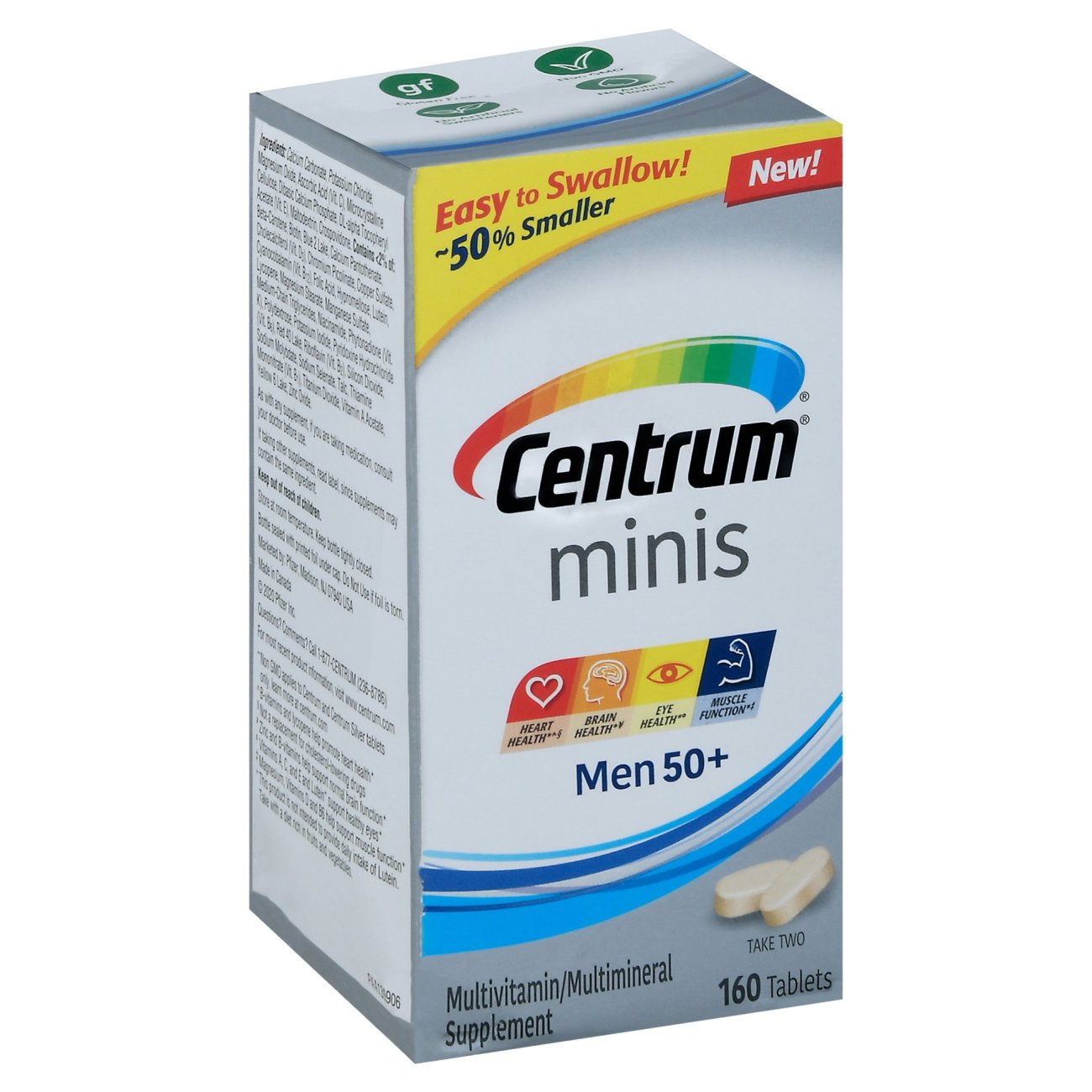 Centrum Centrum Minis Mens 50 Plus Multi Vitamin 160 CT Shop