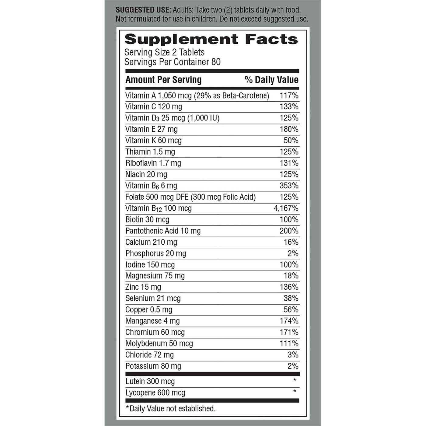 Centrum Centrum Minis Mens 50 Plus Multi Vitamin 160 CT; image 3 of 7