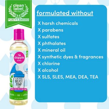 Dapple Baby Fragrance Free Breast Pump Cleaner, 8 oz
