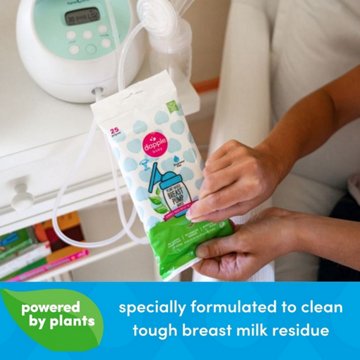 Dapple Baby Fragrance Free Breast Pump Wipes, 25 ct