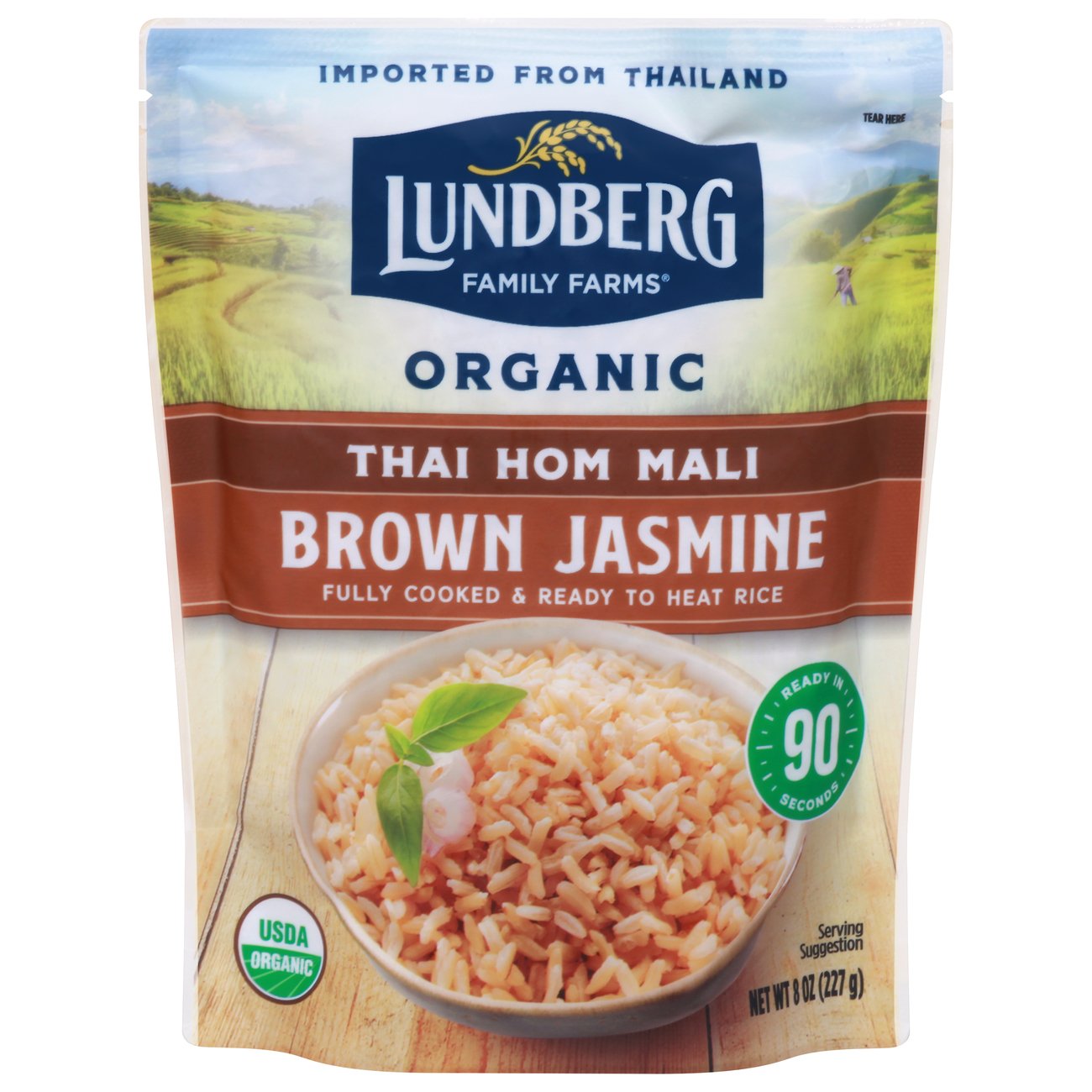 Lundberg Family Farms Organic Thai Hom Mali Brown Rice - Shop Rice ...