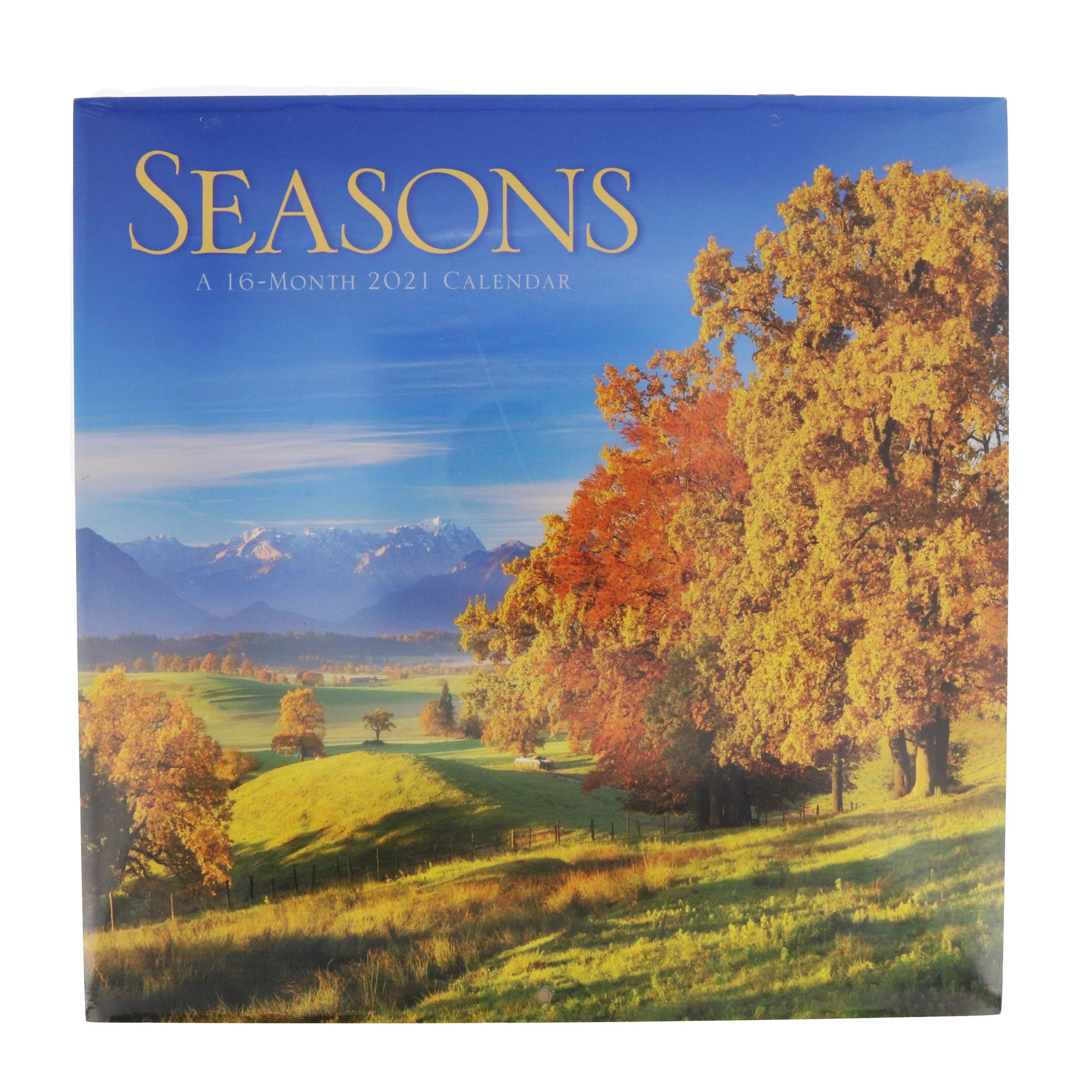 Trends International Seasons 2021 Wall Calendar Shop Planners