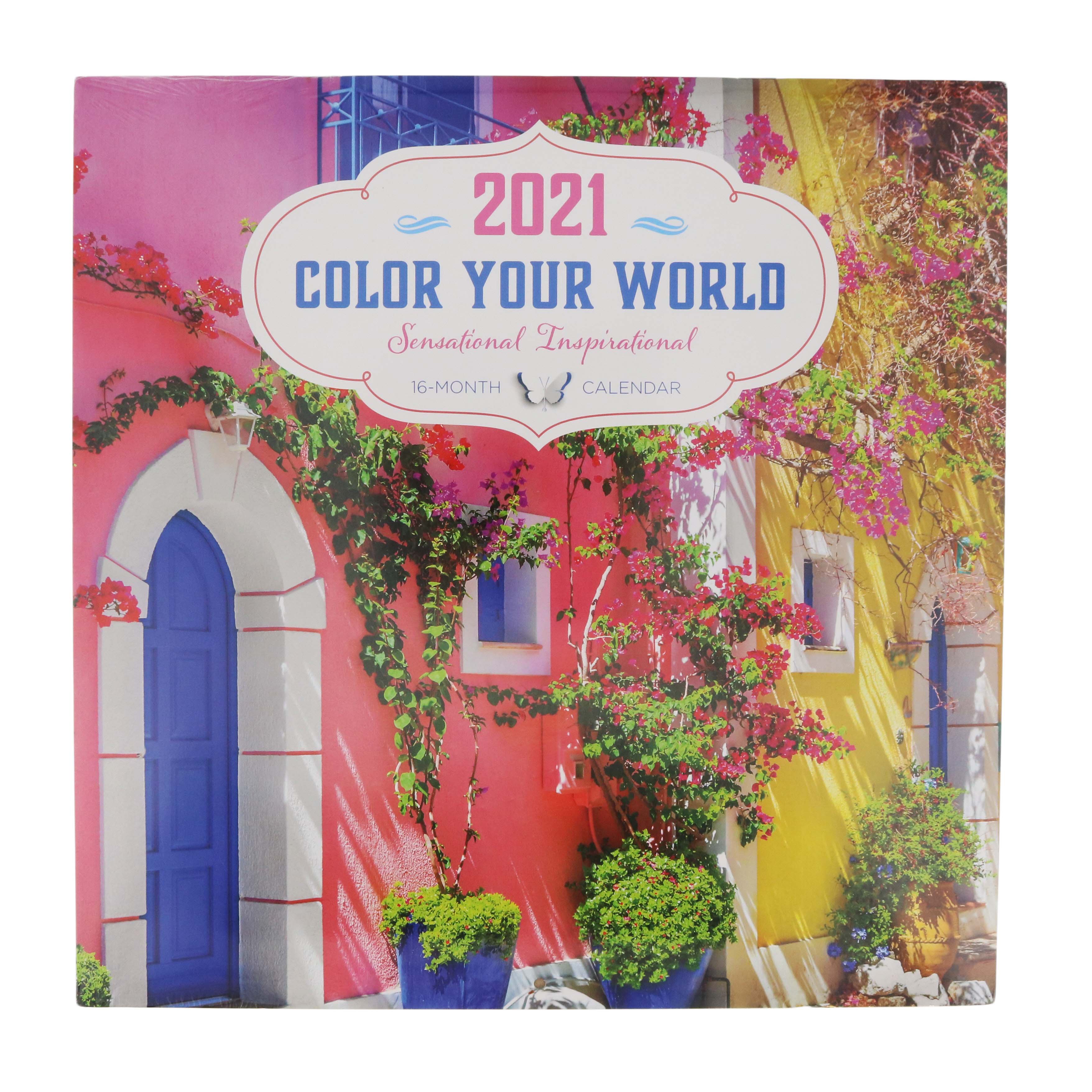 Trends International Color Your World 2021 Wall Calendar - Shop Planners & Calendars at H-E-B