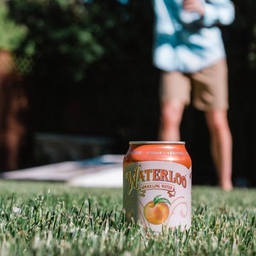 Waterloo Peach Sparkling Water 12 pk Cans