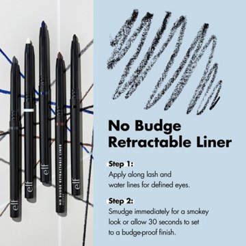 e.l.f. No Budge Retractable Eyeliner - Charcoal