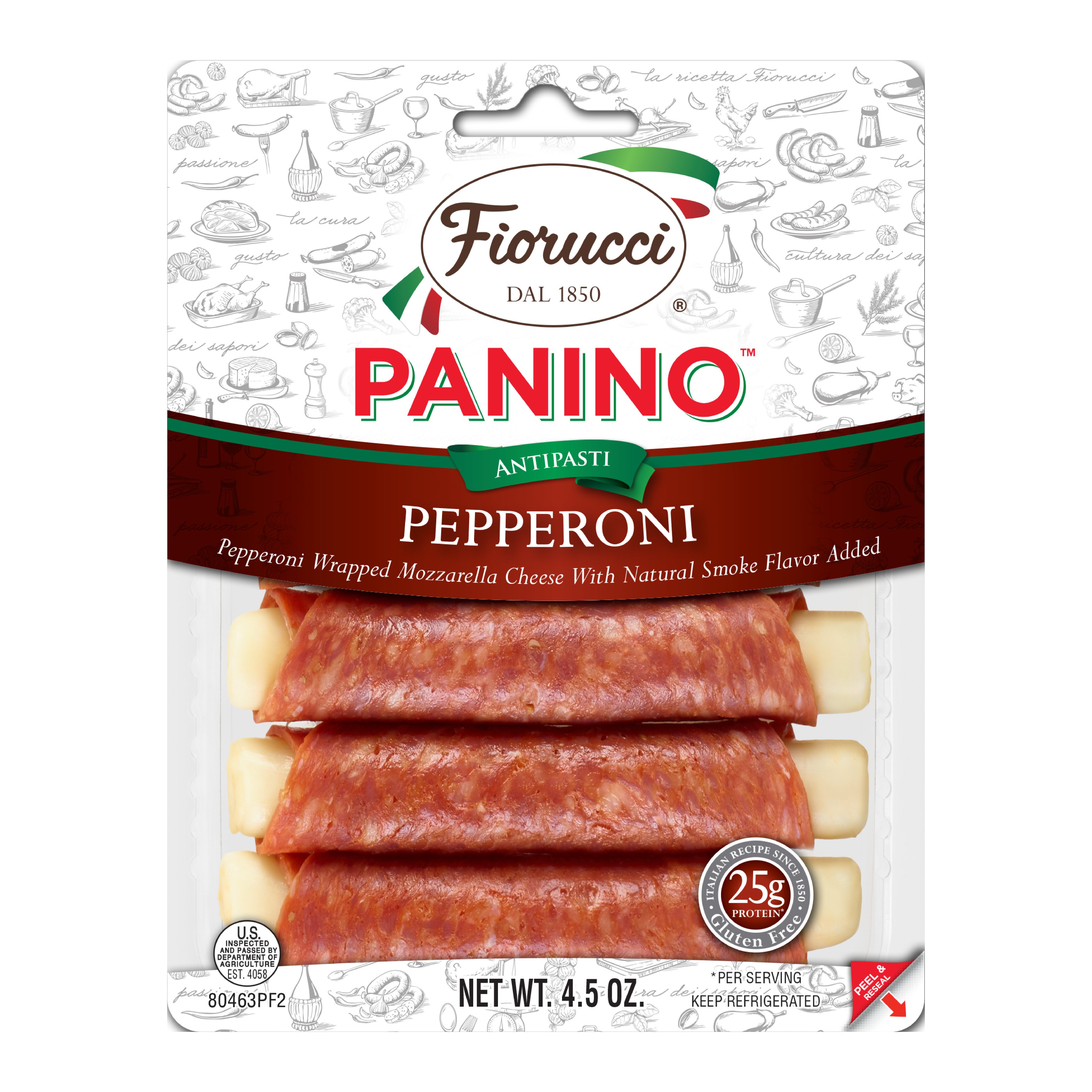 Fiorucci Pepperoni & Mozzarella Panino - Shop Cheese at H-E-B
