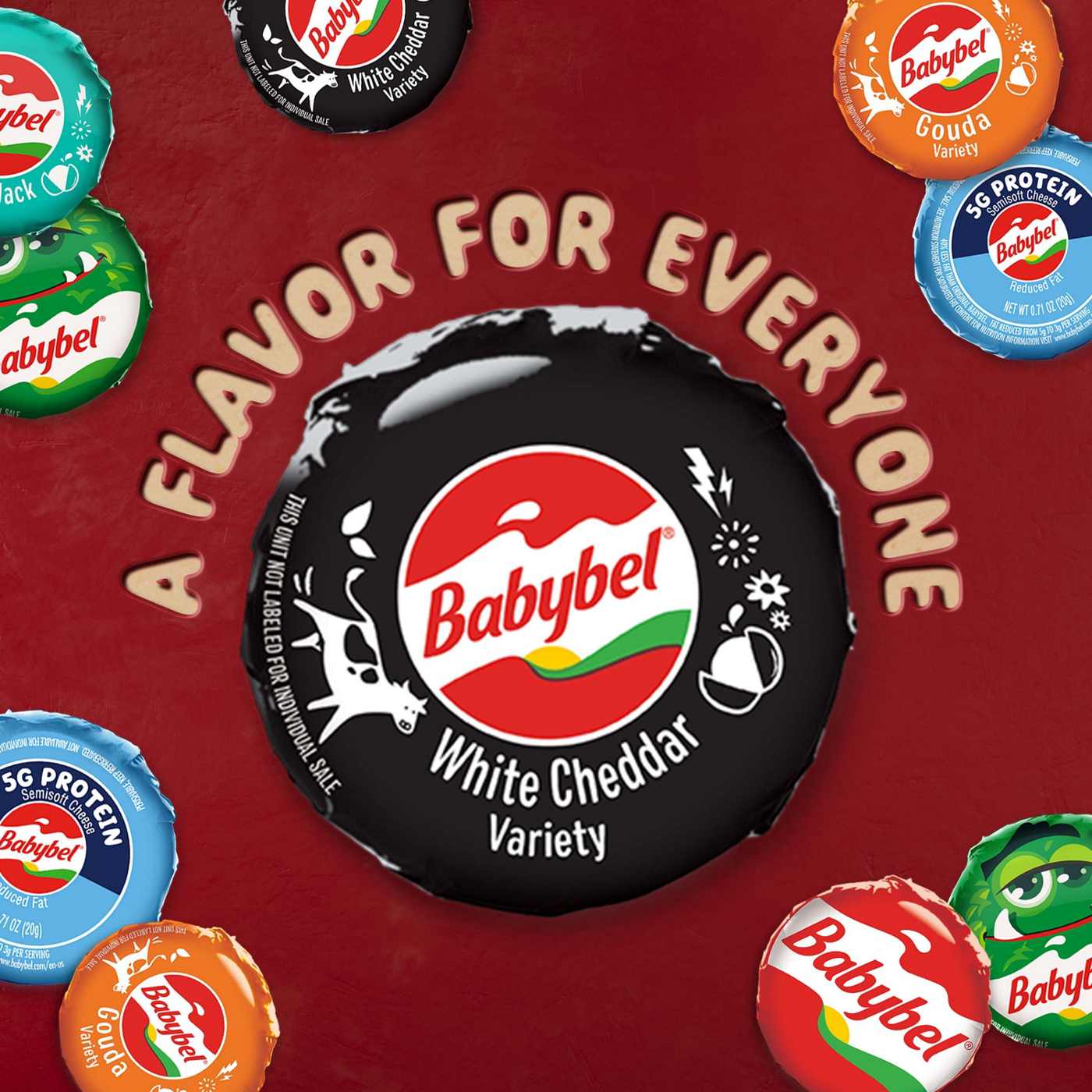 Babybel Mini White Cheddar Cheese, 12ct; image 8 of 10