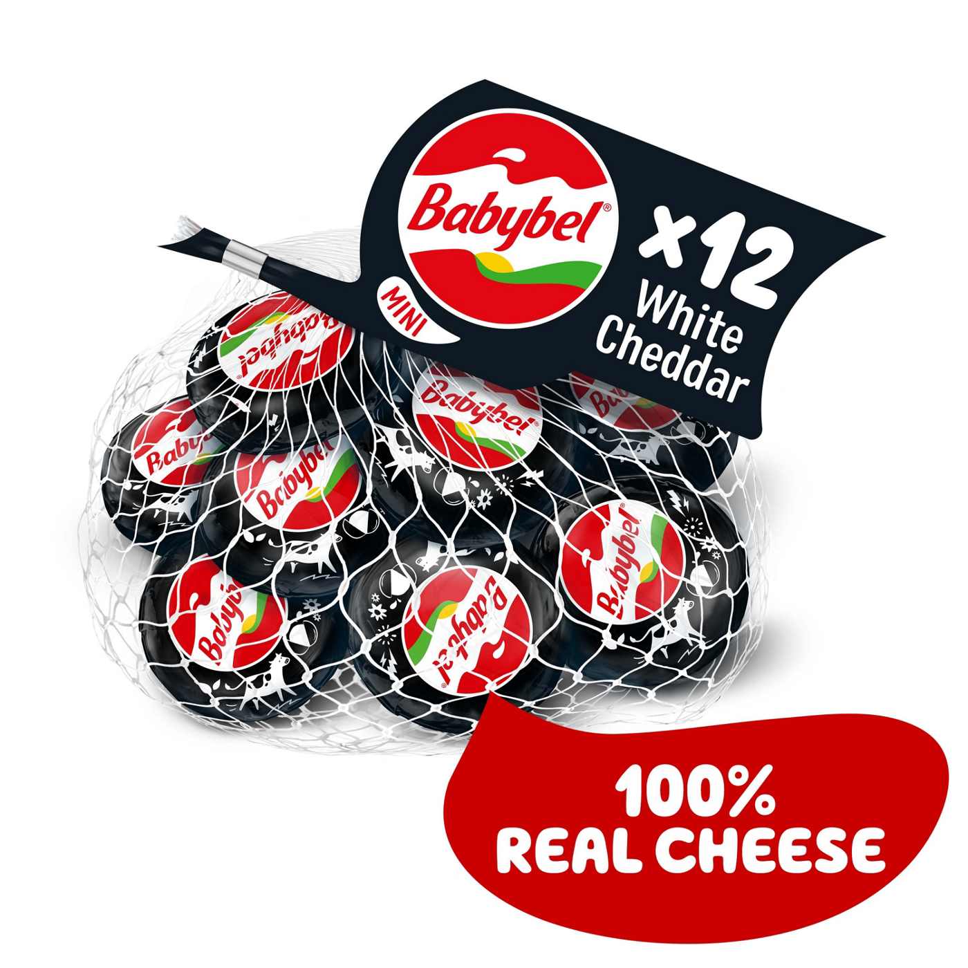Babybel Mini White Cheddar Cheese, 12ct; image 10 of 10