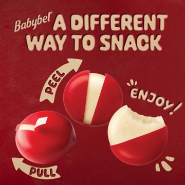 Babybel Mini White Cheddar Cheese, 12ct, 8.5 oz
