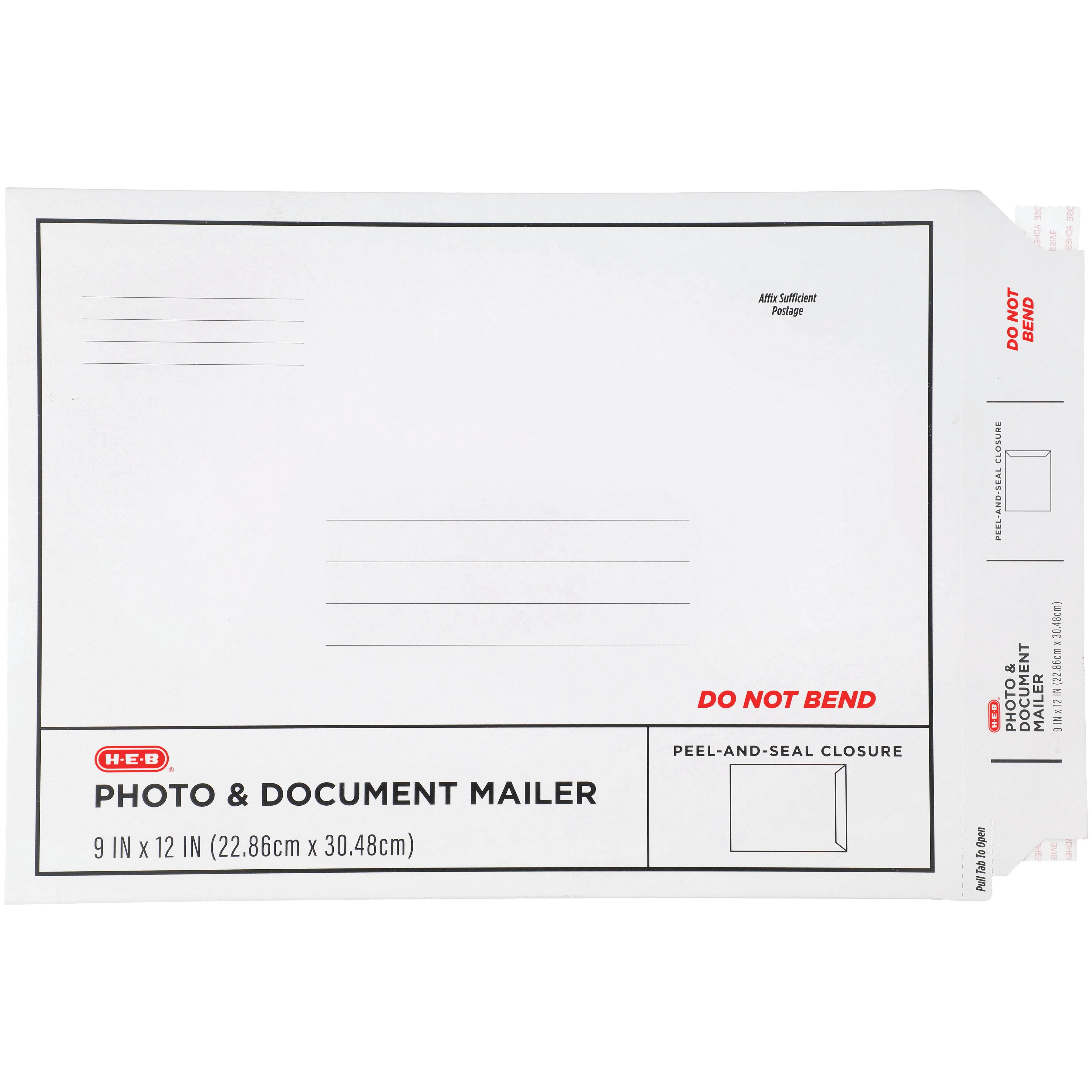 HEB Photo & Document Mailer White Shop Envelopes & boxes at HEB