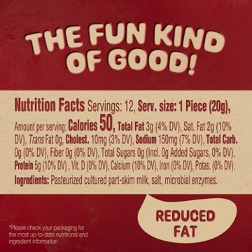 Mini Babybel Light Snack Cheese, 12ct, 8.5 oz