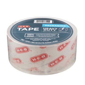 H-E-B Heavy Duty Clear Packaging Tape, 54.6 yd