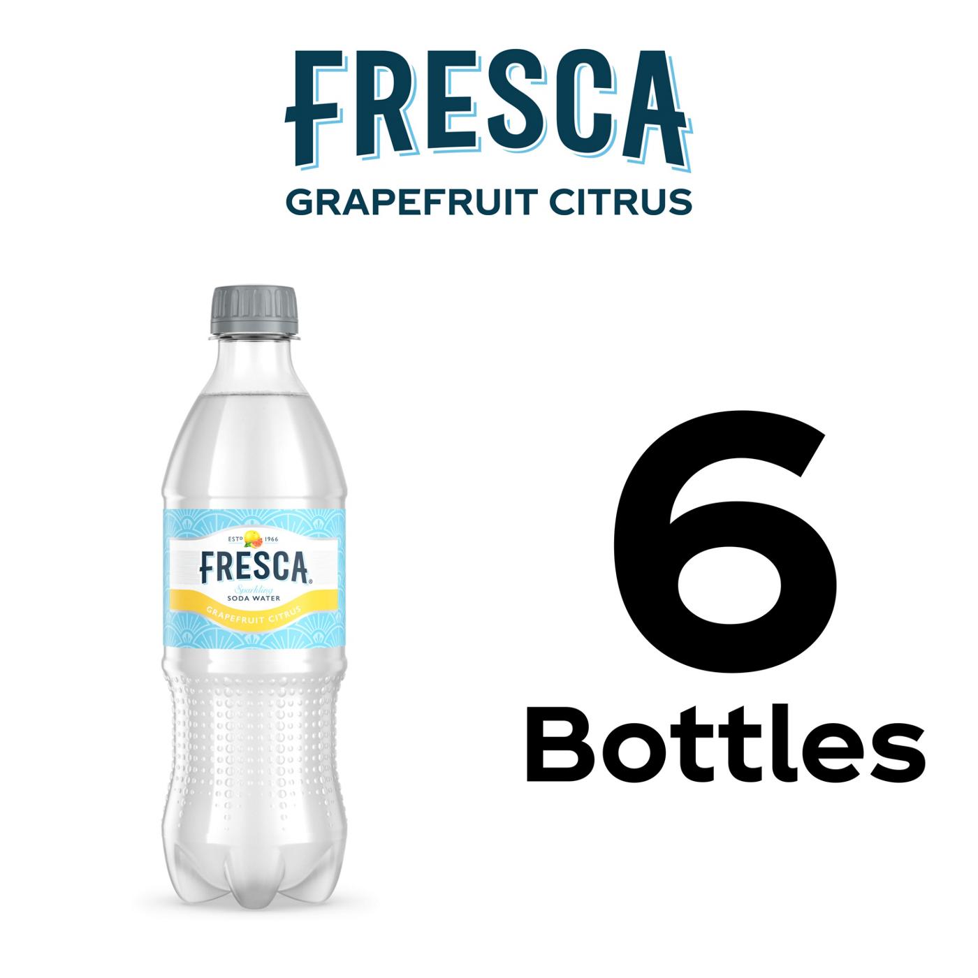 Fresca Grapefruit Citrus Sparkling Soda Water 6 pk Bottles; image 4 of 7
