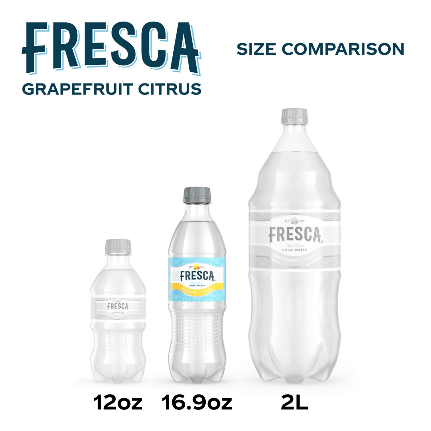 Fresca Grapefruit Citrus Sparkling Soda Water 6 pk Bottles; image 6 of 7