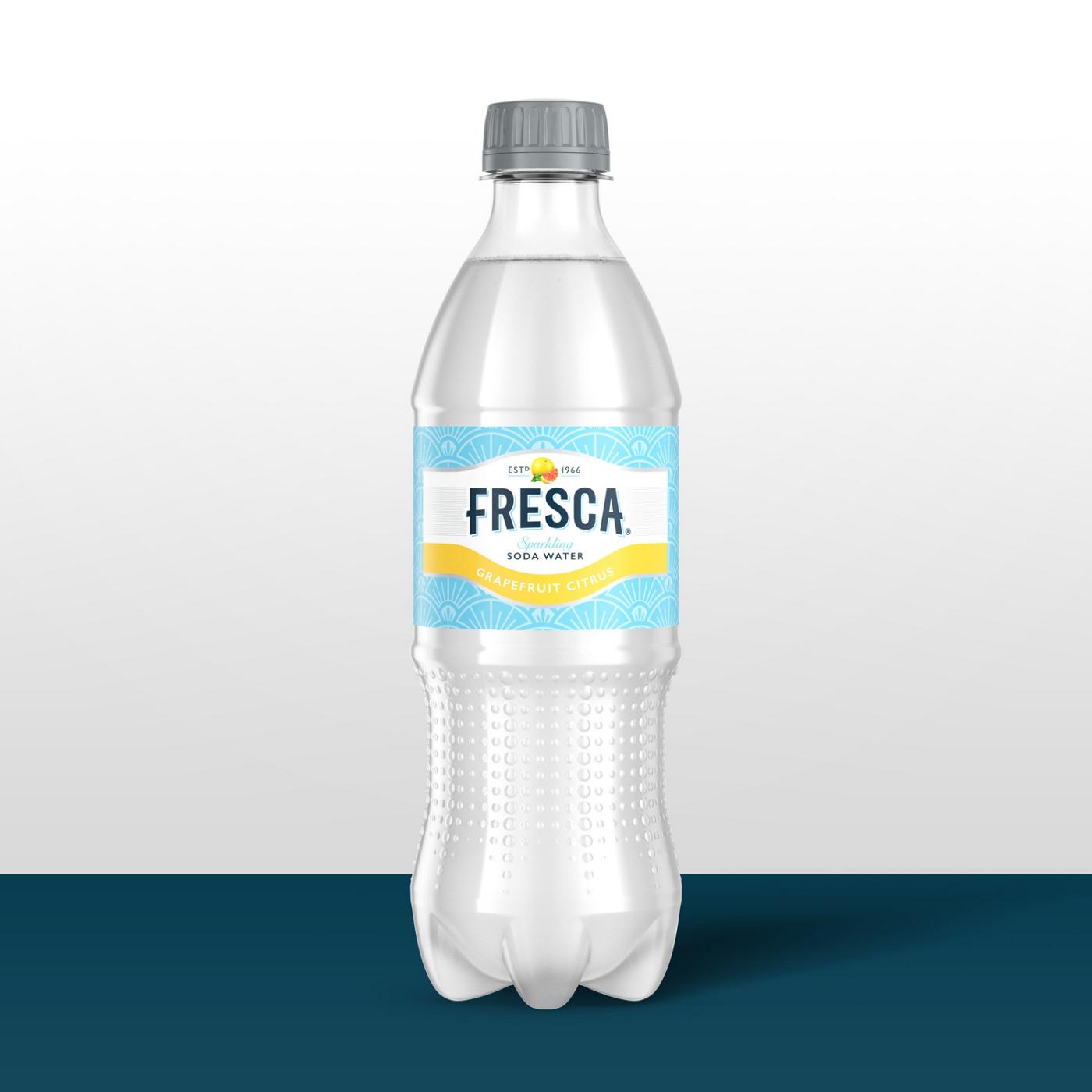 Fresca Grapefruit Citrus Sparkling Soda Water 6 pk Bottles; image 7 of 7