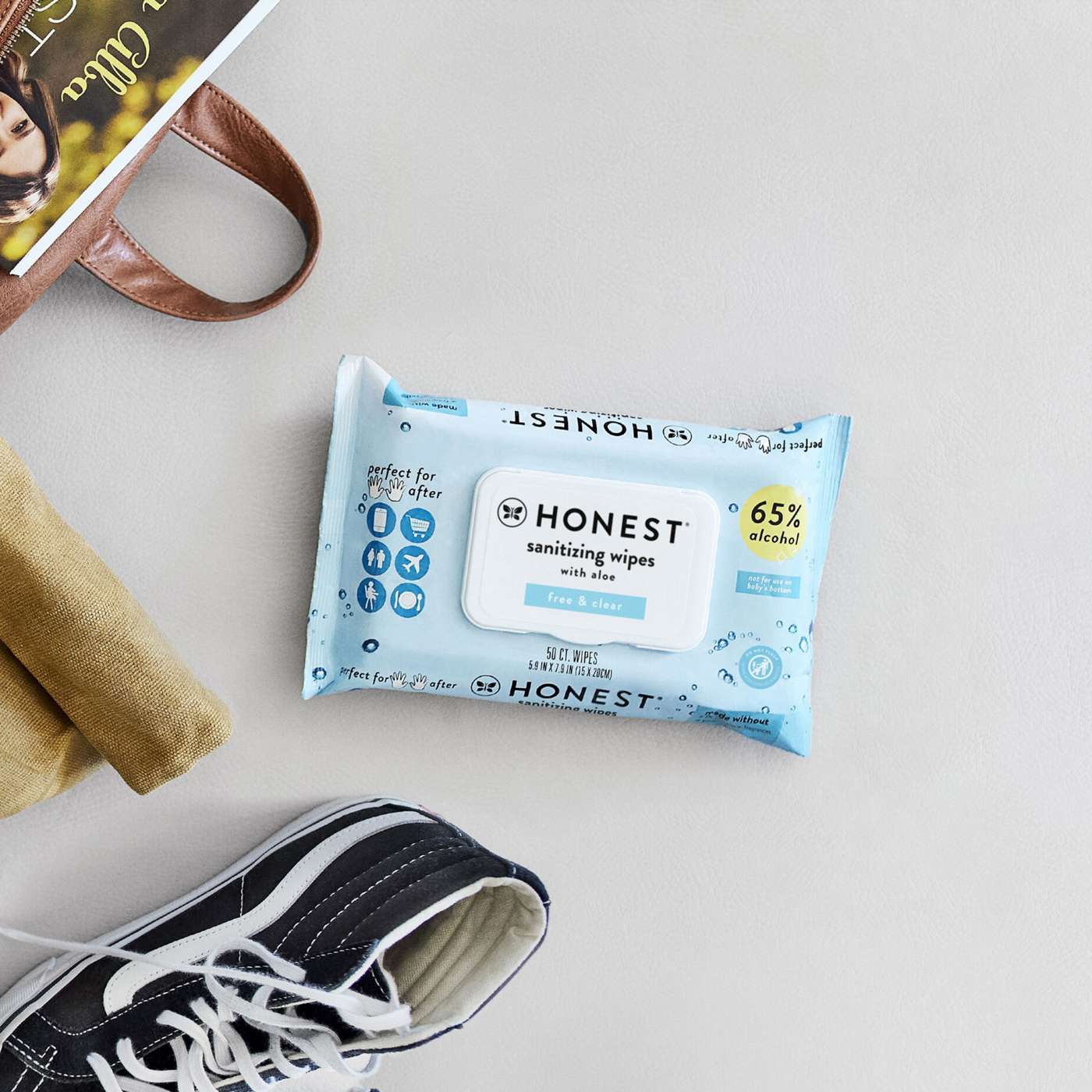 The Honest Company  Alcohol Wipes; image 3 of 5