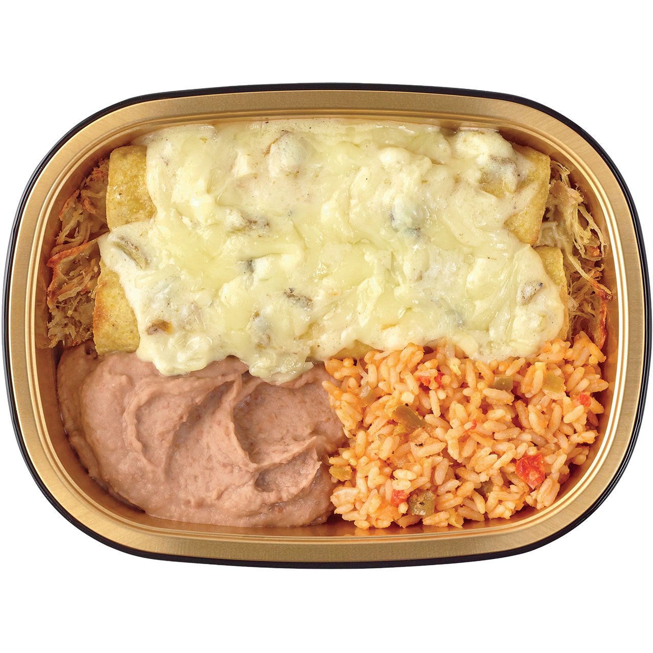 Meal Simple by H-E-B Sour Cream Chicken Enchiladas, Rice & Beans, Avg. 1.06 lbs