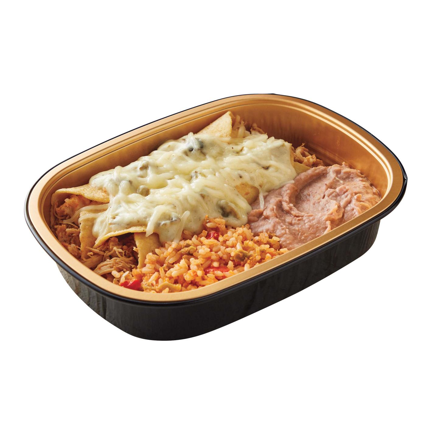 Meal Simple by H-E-B Sour Cream Chicken Enchiladas, Rice & Beans; image 4 of 4