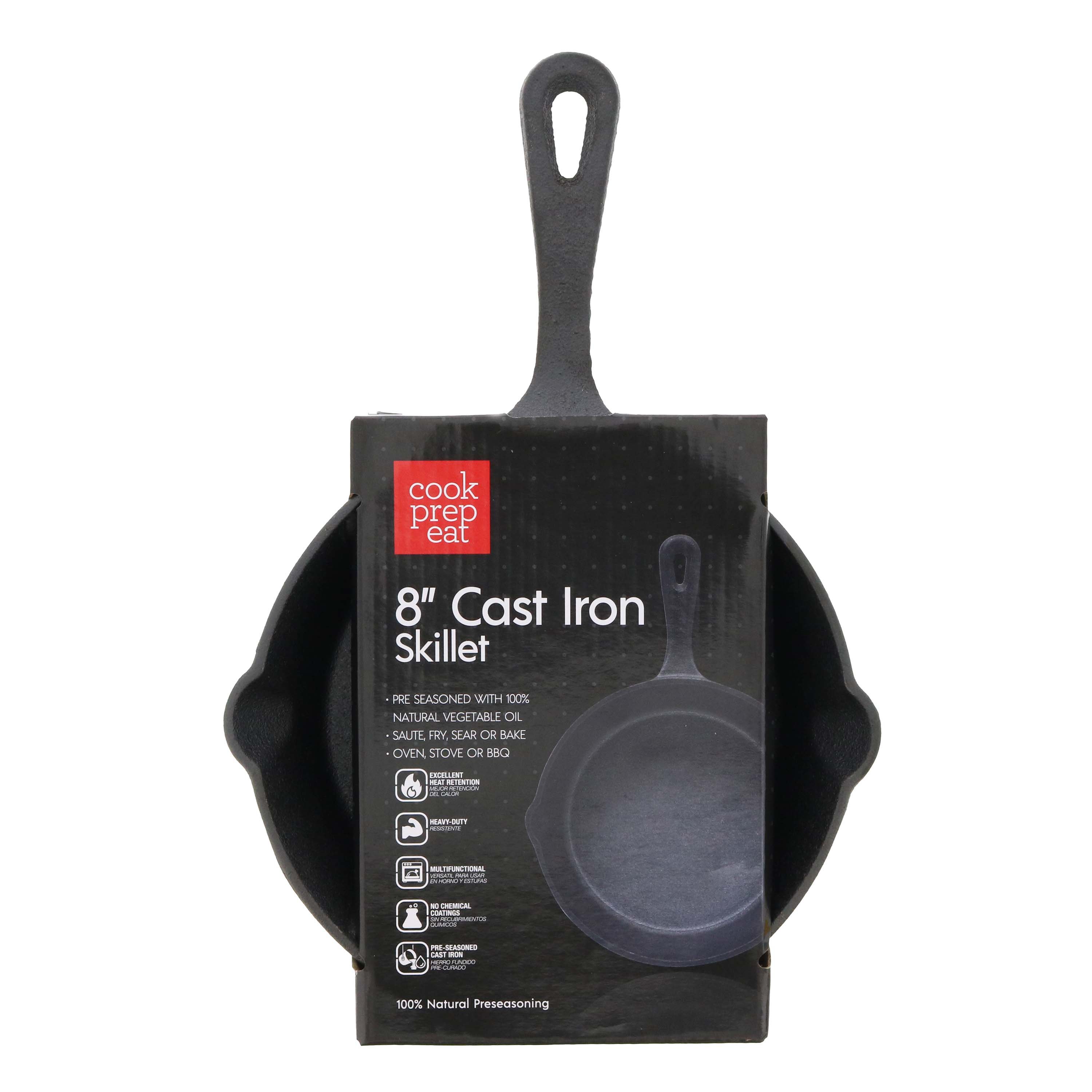 Cook Prep Eat Pre Seasoned Cast Iron Skillet Shop Frying Pans