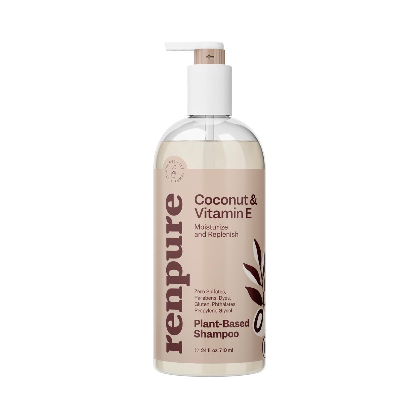 Renpure Coconut & Vitamin E Moisturize and Replenish Shampoo; image 1 of 2