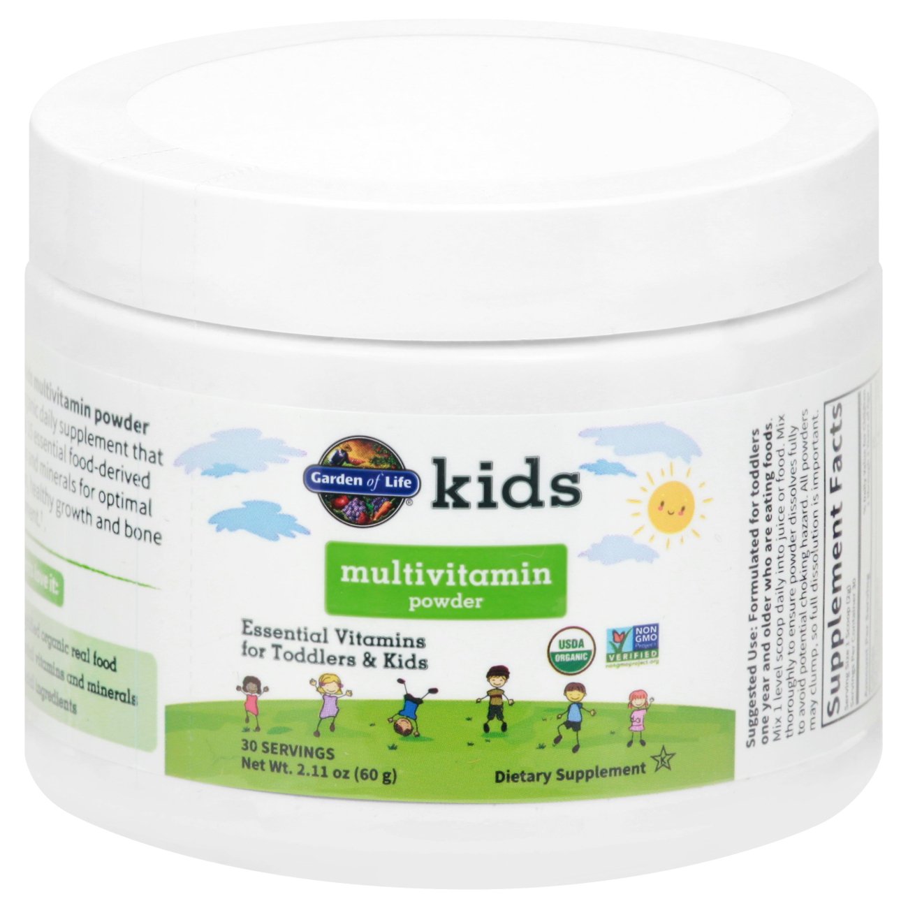 Garden of Life Organic Kids' Multivitamin Powder, 2.11 oz