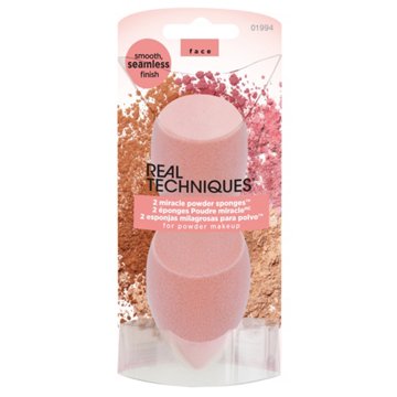 Real Techniques Miracle Powder Makeup Sponges, 2 ct