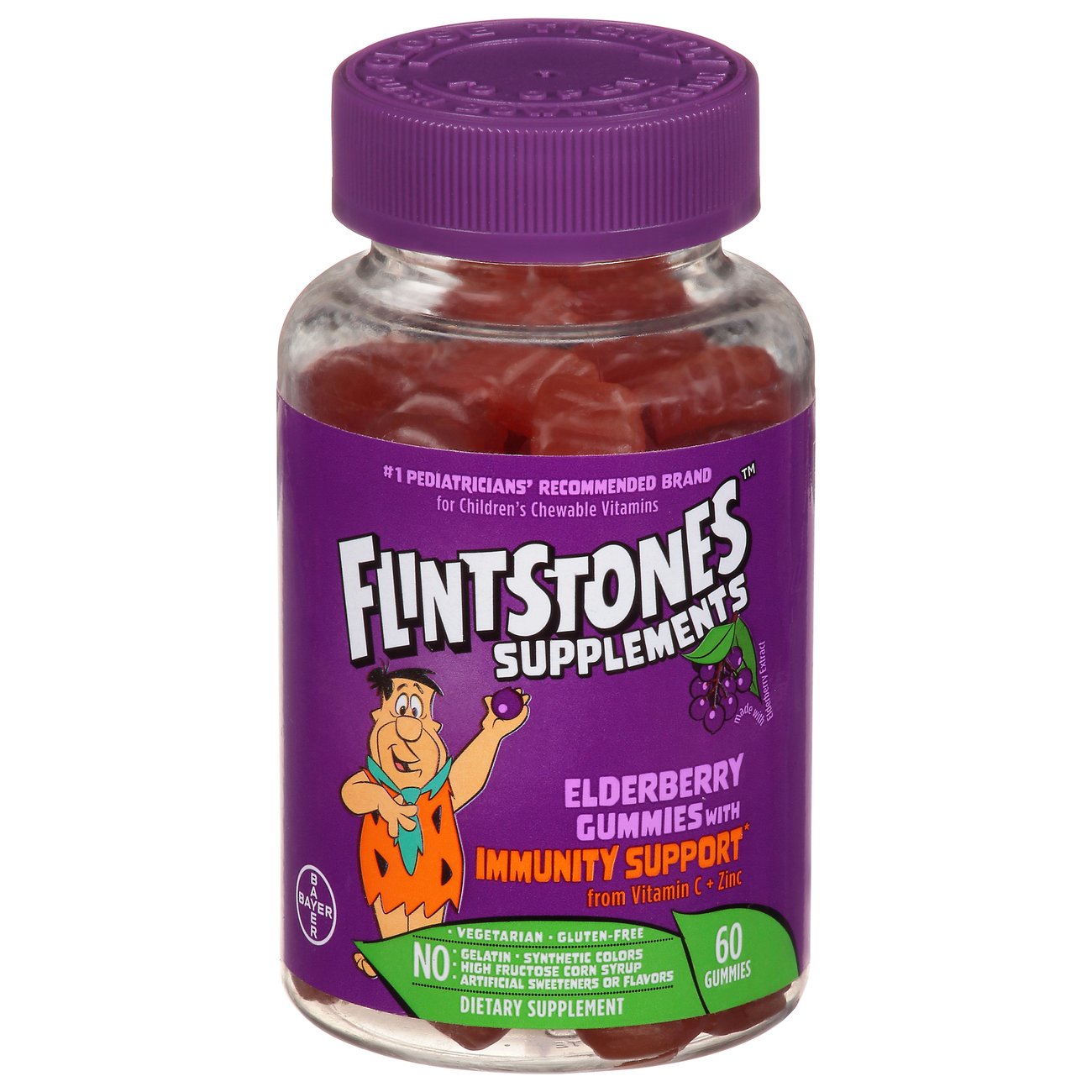 Flintstones Children's Elderberry with Immunity Support Gummies Shop